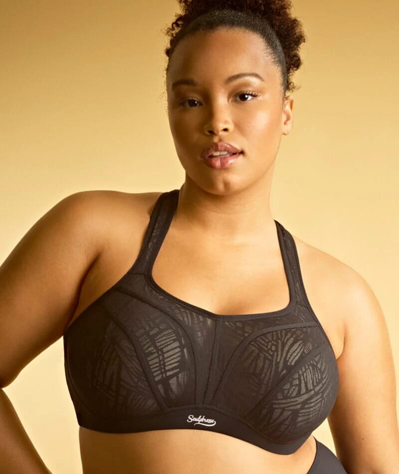Sculptresse Activate Non Padded Underwired Sports Bra - Black/Chalk - Image 7