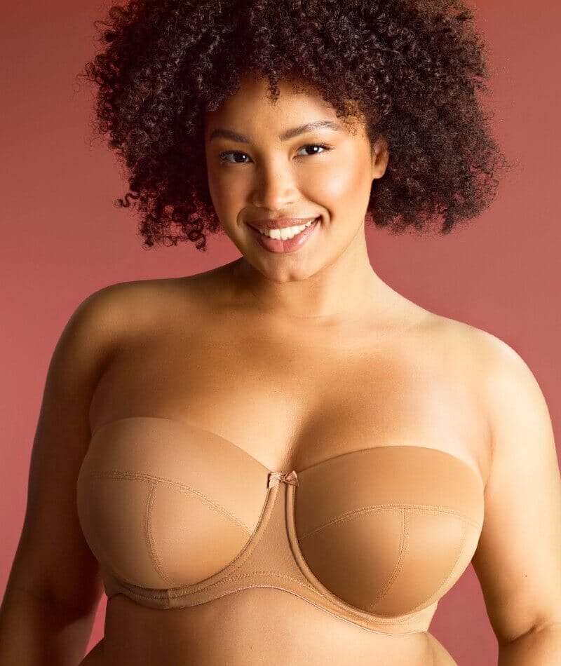 Sculptresse Dana Strapless Underwired Bra - Caramel - Image 11