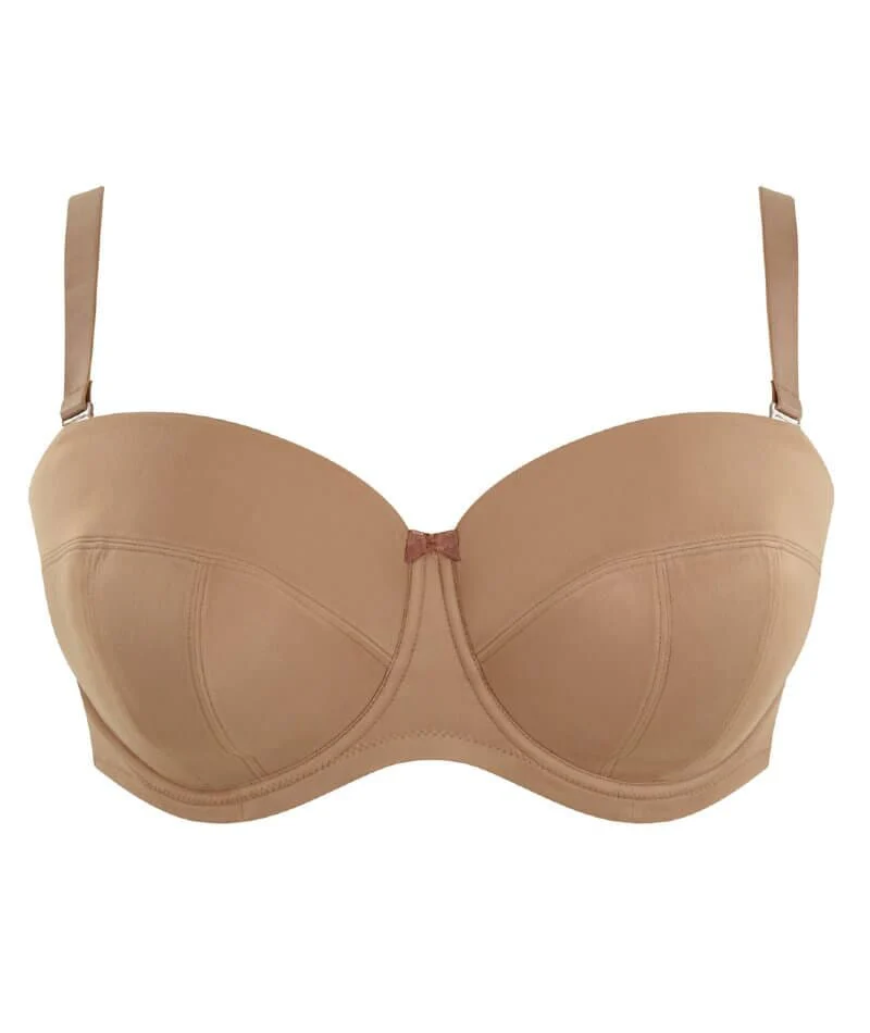 Sculptresse Dana Strapless Underwired Bra - Caramel - Image 15