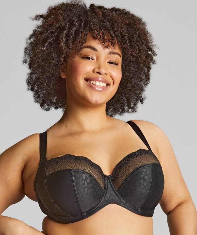Sculptresse Esme Underwired Balconnet Bra - Black Animal - Image 7