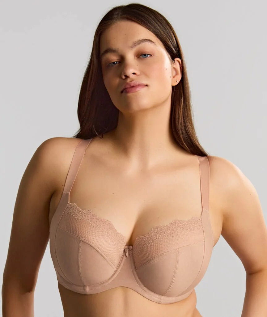 Sculptresse Esme Underwired Balconnet Bra - Mocha Animal