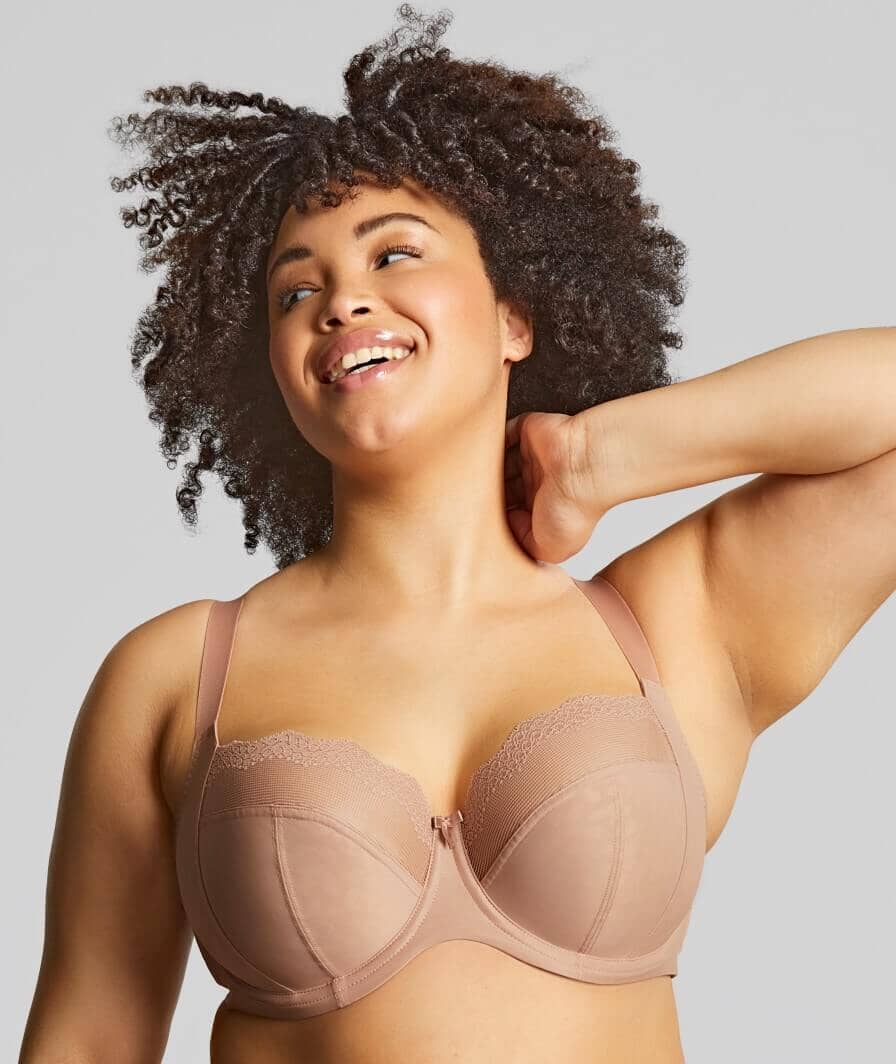 Sculptresse Esme Underwired Balconnet Bra - Mocha Animal - Image 2