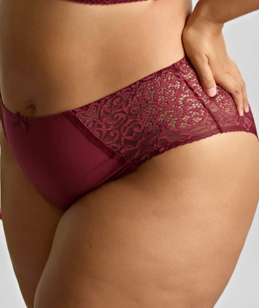 Sculptresse Estel Deep Brief - Cherry Red - Image 3