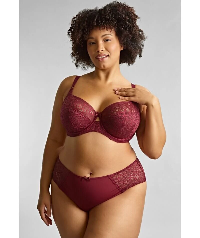 Sculptresse Estel Deep Brief - Cherry Red - Image 5