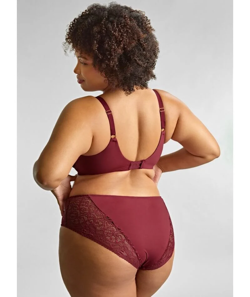 Sculptresse Estel Deep Brief - Cherry Red - Image 6