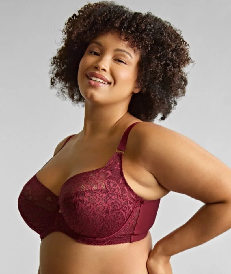 Sculptresse Estel Full Cup Underwired Bra - Cherry Red - Image 3
