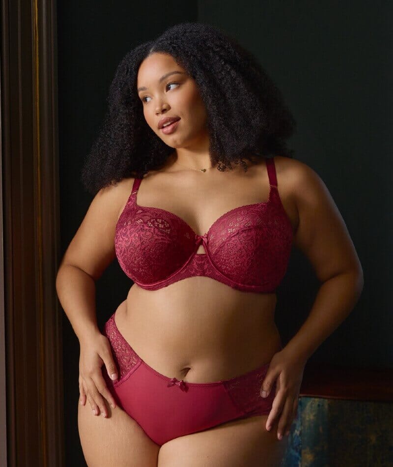 Sculptresse Estel Full Cup Underwired Bra - Cherry Red - Image 8