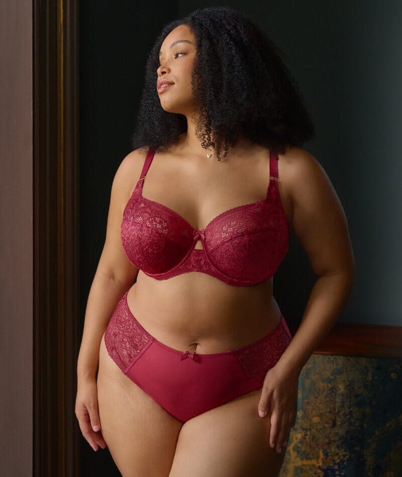 Sculptresse Estel Full Cup Underwired Bra - Cherry Red - Image 9