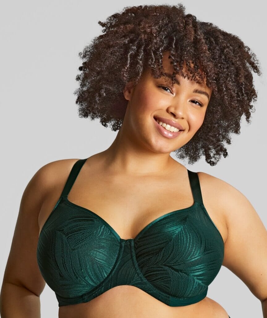 Sculptresse Illuminate Non Padded Full Cup T-Shirt Bra - Dark Green