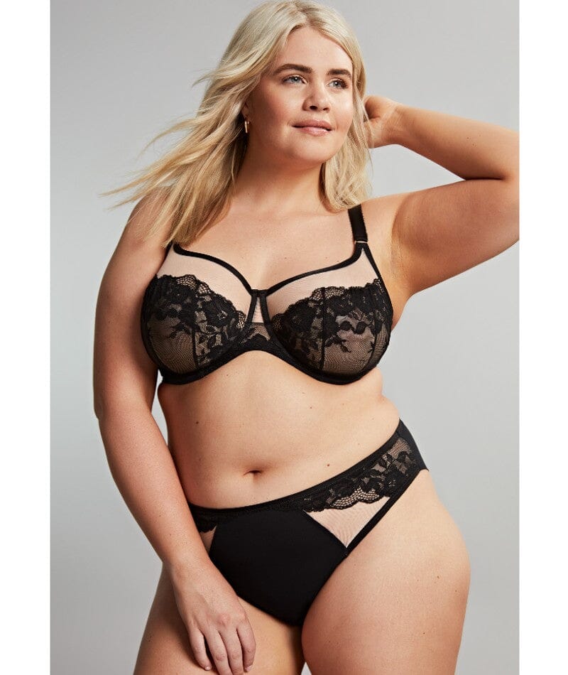 Sculptresse Josephine Full Cup Underwired Bra - Black/Latte - Image 3