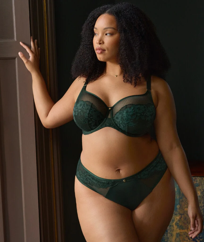 Sculptresse Josephine Full Cup Underwired Bra - Forest Green - Image 4