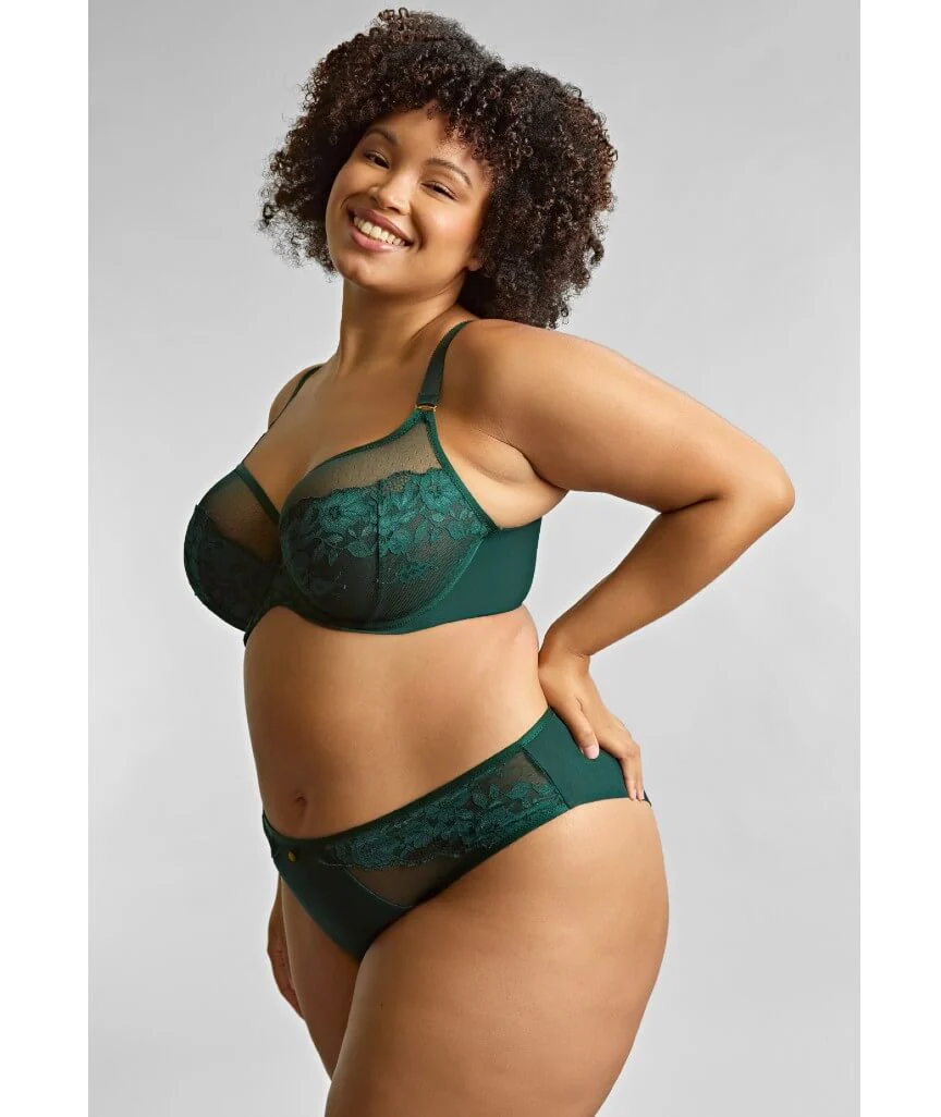 Sculptresse Josephine Full Cup Underwired Bra - Forest Green - Image 7