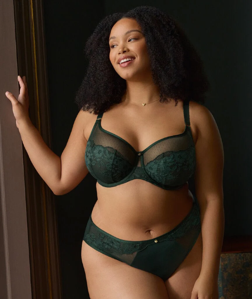 Sculptresse Josephine Full Cup Underwired Bra - Forest Green - Image 8