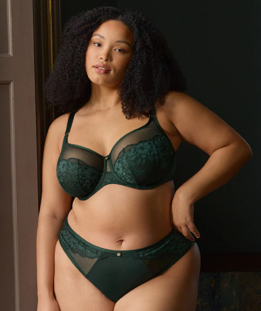Sculptresse Josephine Full Cup Underwired Bra - Forest Green - Image 9