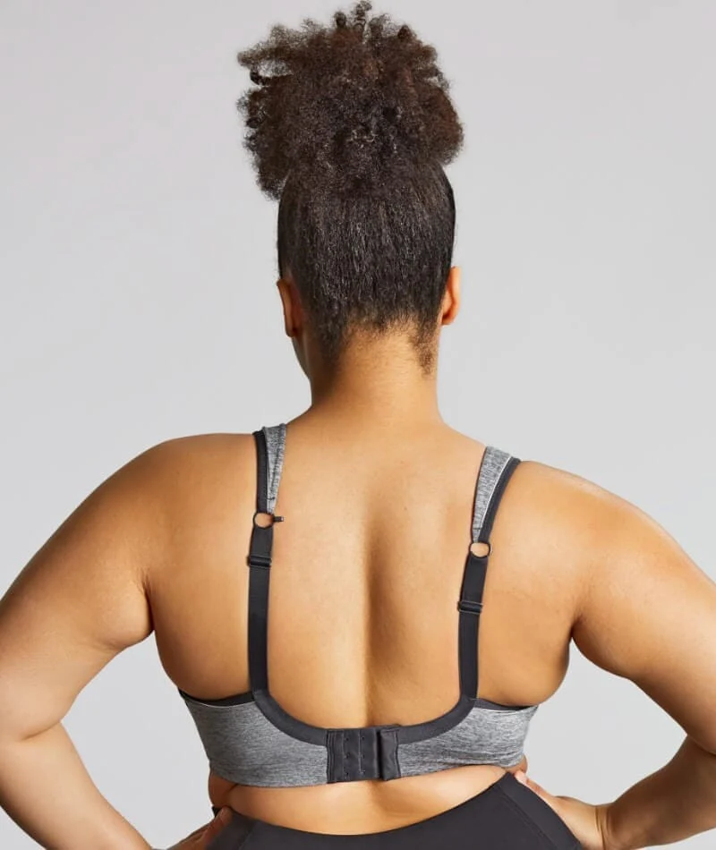 Sculptresse Activate Non Padded Underwired Sports Bra - Charcoal Marle - Image 10