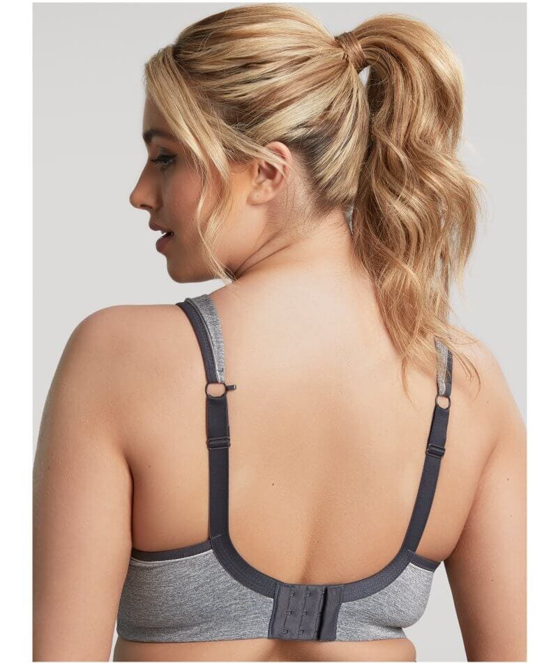 Sculptresse Activate Non Padded Underwired Sports Bra - Charcoal Marle - Image 11