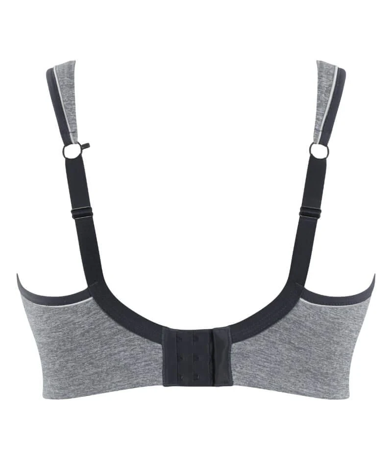 Sculptresse Activate Non Padded Underwired Sports Bra - Charcoal Marle - Image 18