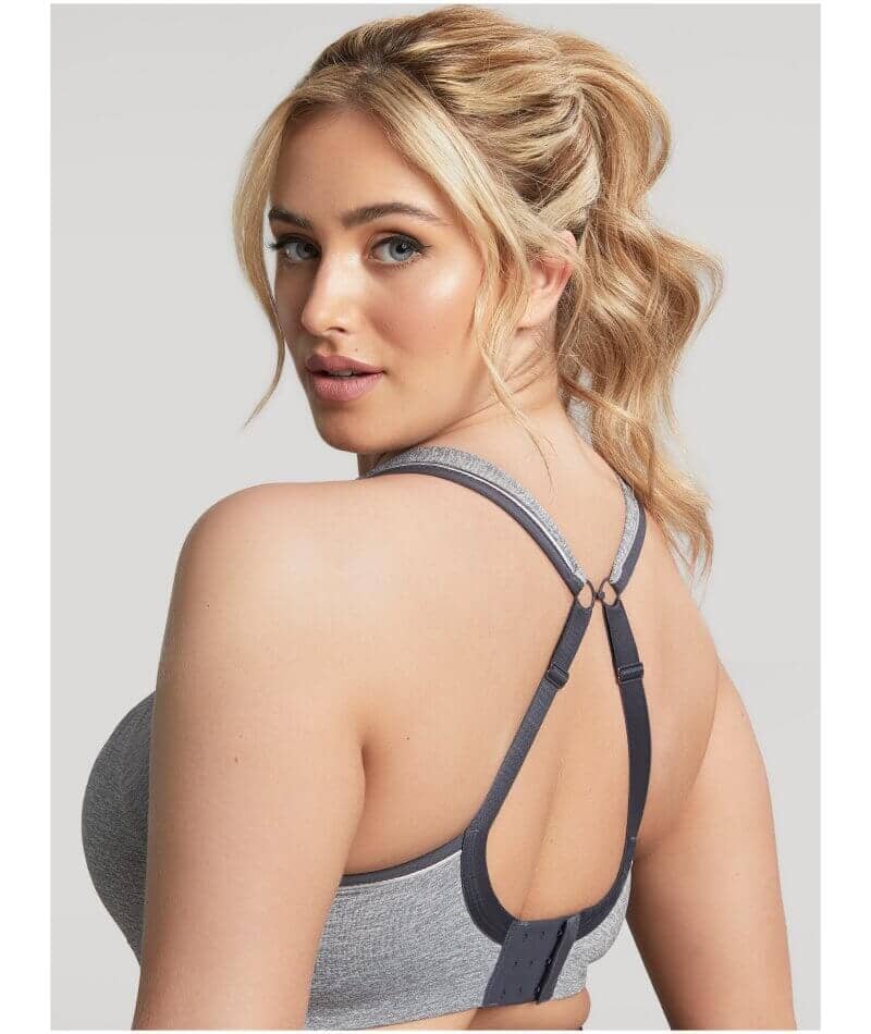 Sculptresse Activate Non Padded Underwired Sports Bra - Charcoal Marle - Image 9