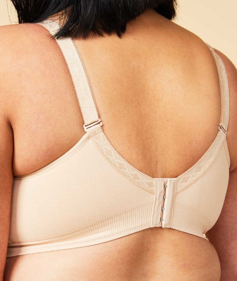 Sugar Candy Fuller Bust Seamless F-Hh Cup Wire-Free Lounge Bra -  Nude - Image 5