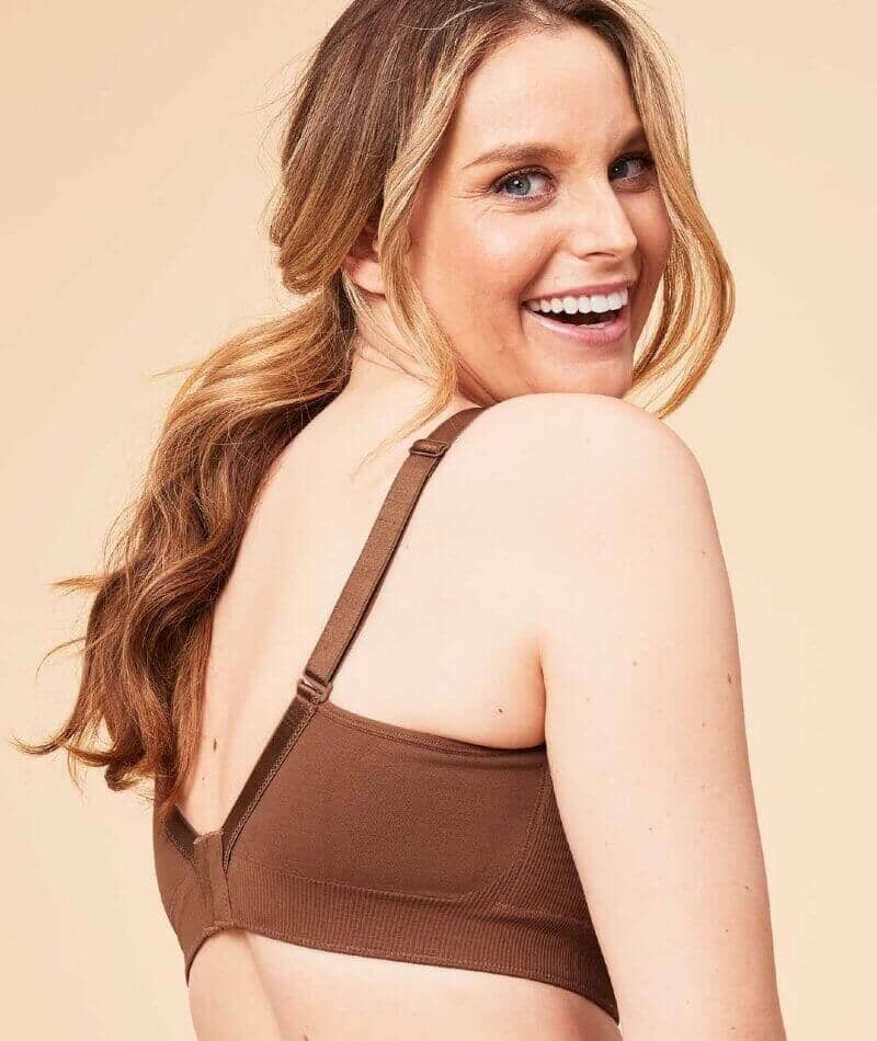 Sugar Candy Posh Wire-free Bralette - Chestnut - Image 6