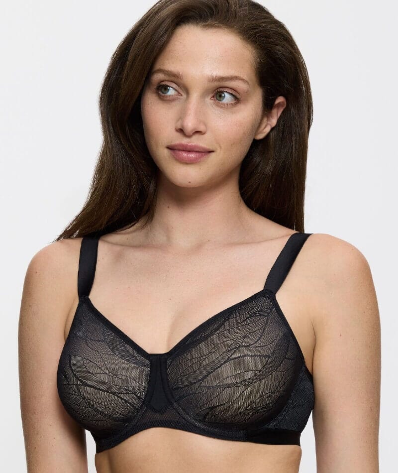 Triumph Airy Sensation Minimizer Bra - Black