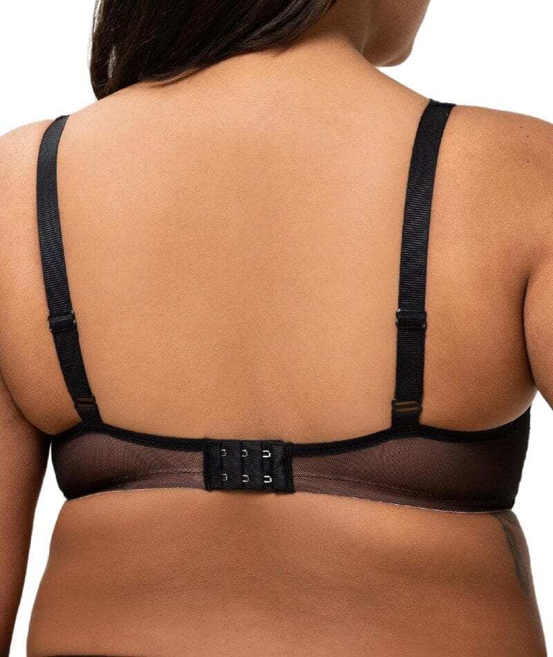 Triumph Amourette Charm Half-Cup Underwired Padded Bra - Black - Image 4