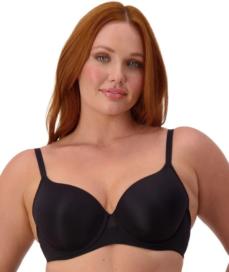 Triumph Body Make-up Smooth Underwired Padded Bra 2 Pack - Black/Blusher Beige - Image 2