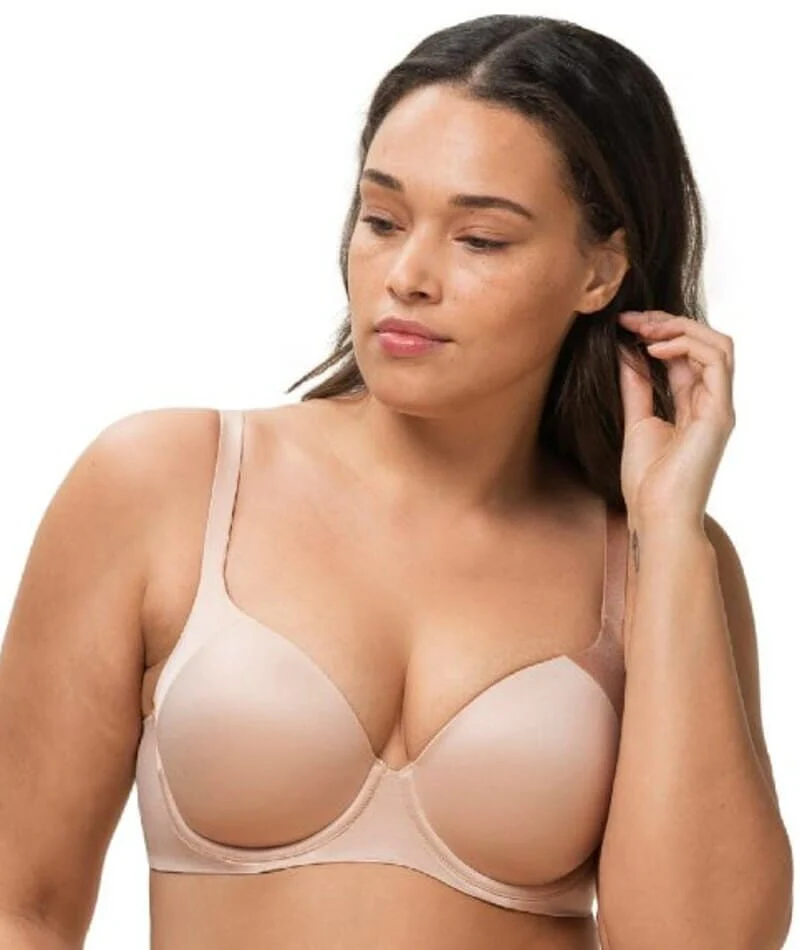 Triumph Body Make-up Soft Touch Padded Bra - Neutral Beige - Image 2