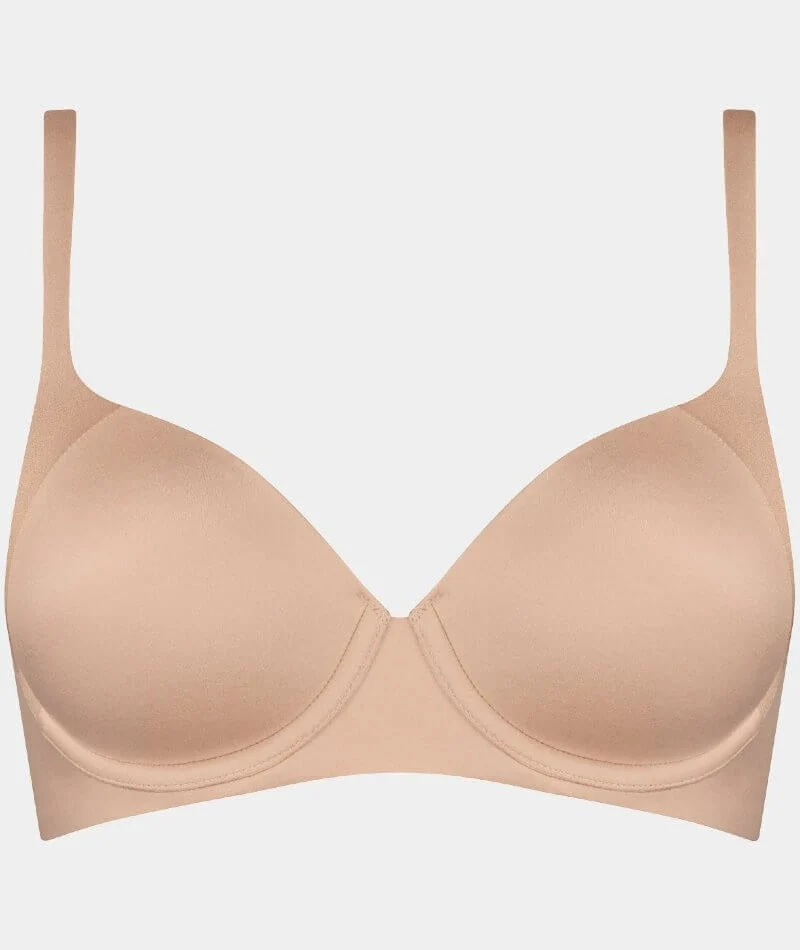 Triumph Body Make-up Soft Touch Padded Bra - Neutral Beige - Image 6