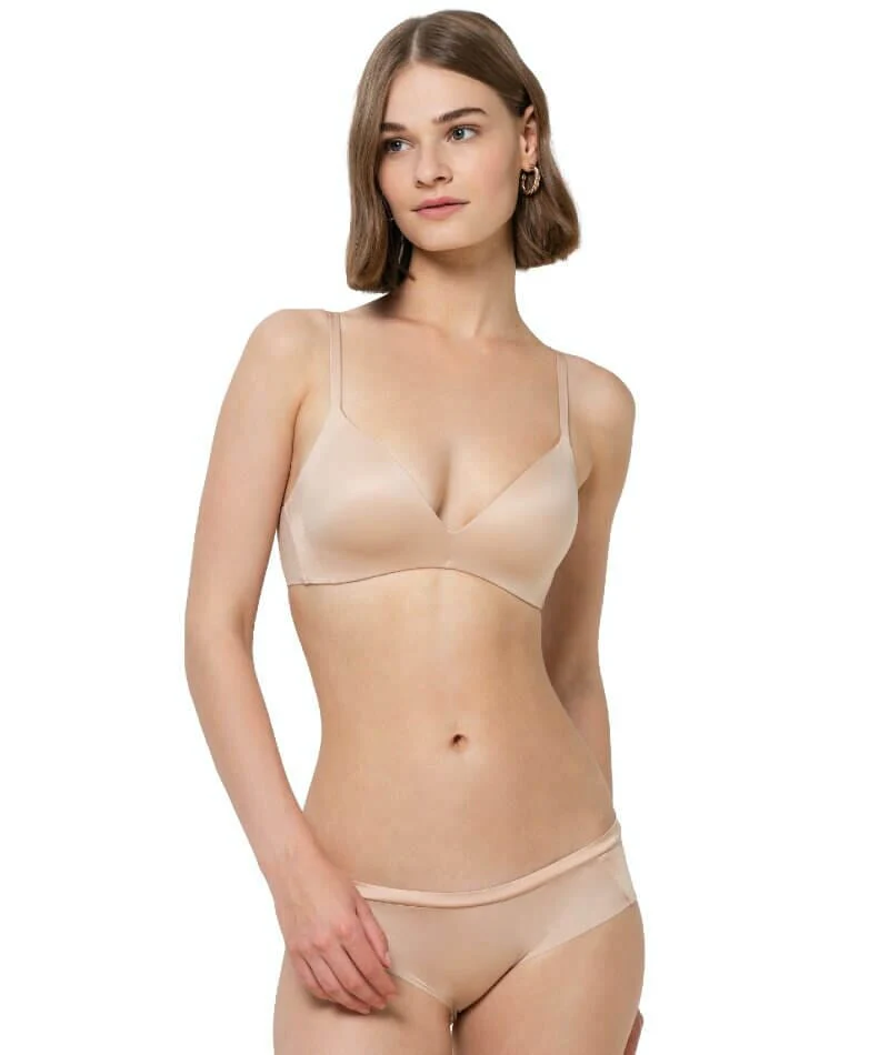 Triumph Body Make-up Soft Touch Padded Wire-free Bra - Neutral Beige - Image 6