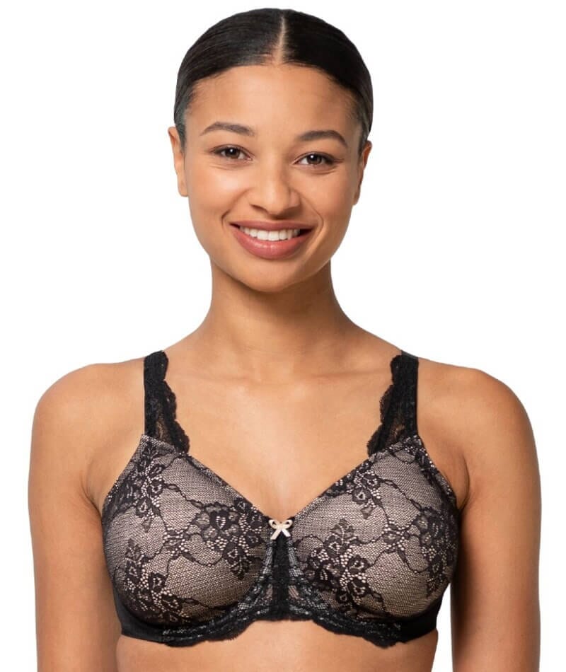 Triumph Contouring Sensation Minimizer Bra - Black - Image 2