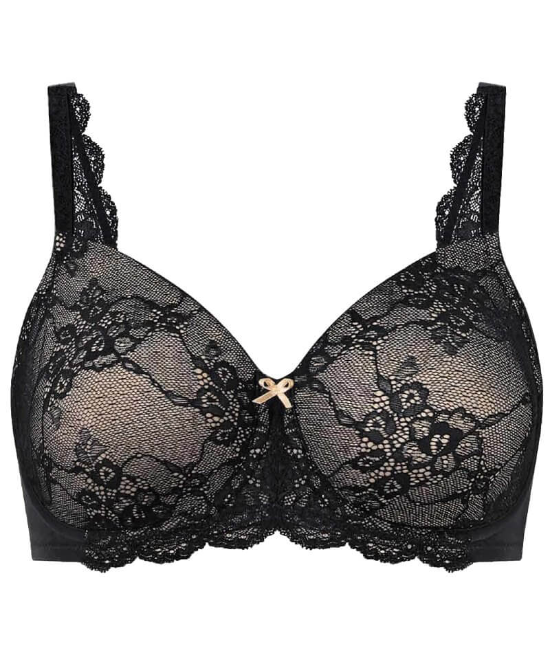 Triumph Contouring Sensation Minimizer Bra - Black - Image 5
