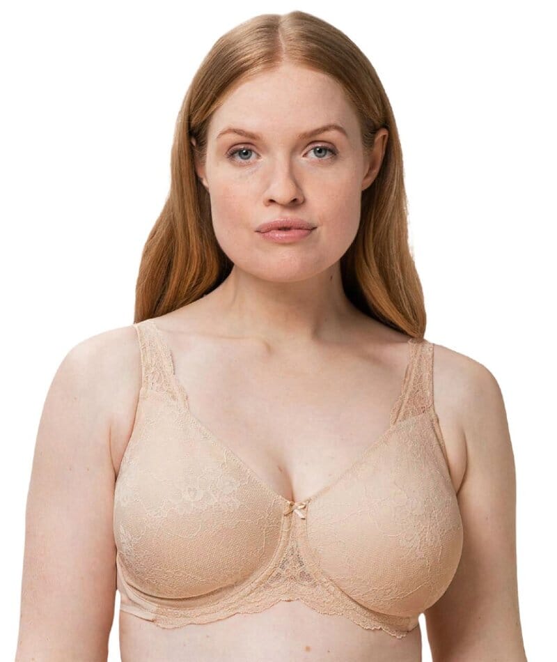 Triumph Contouring Sensation Minimizer Bra - Nude Beige