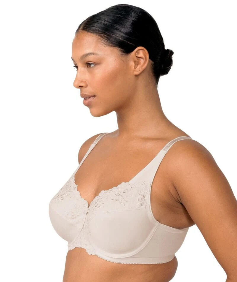 Triumph Embroidered Minimizer Bra - Fawn - Image 6