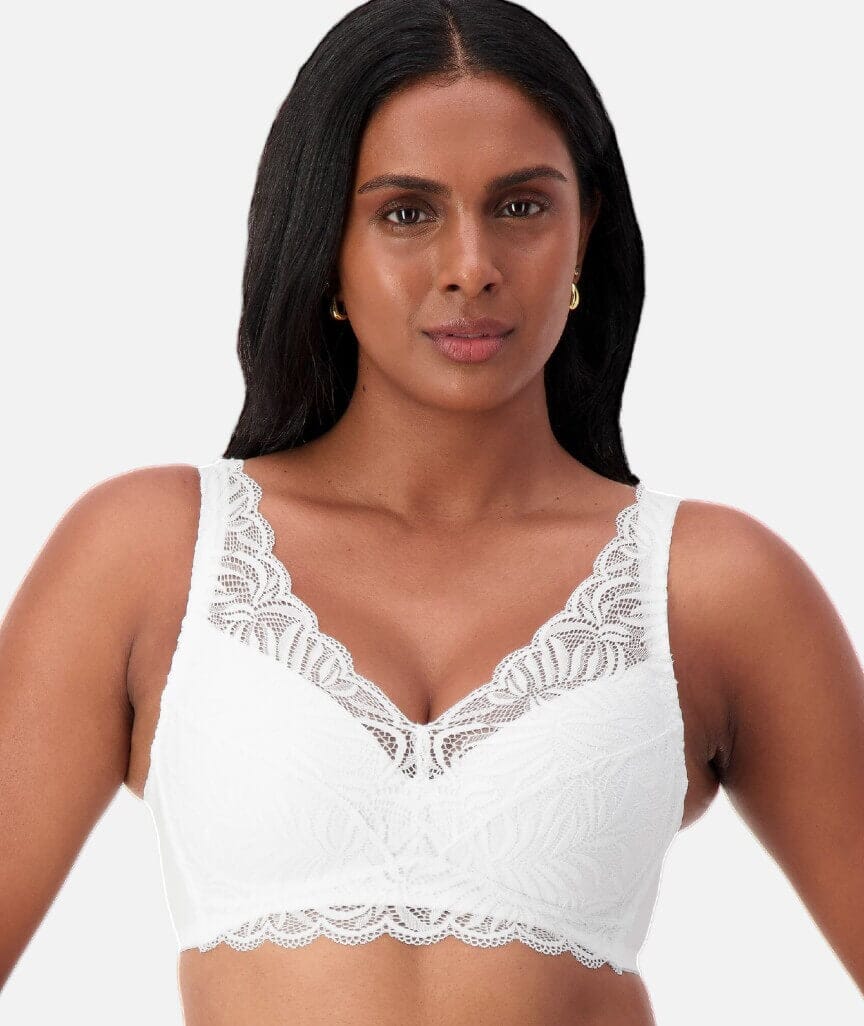 Triumph Essential Lace Wire-free Bra - White