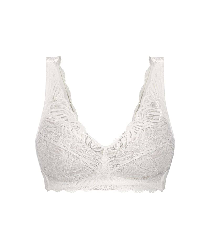 Triumph Essential Lace Wire-free Bra - White - Image 5