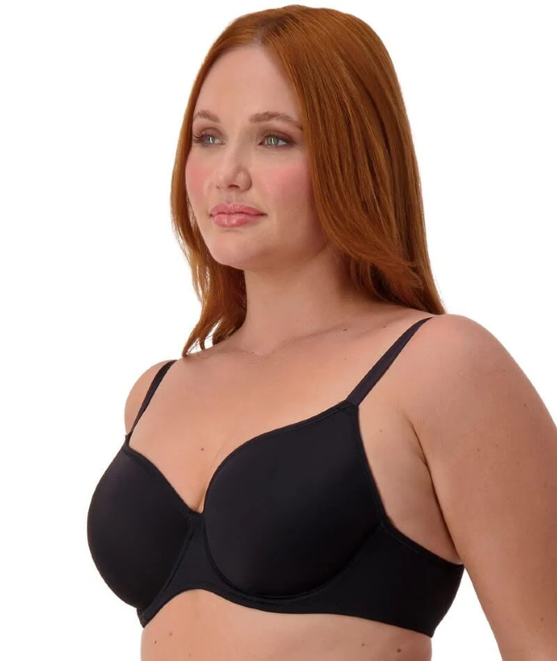 Triumph Gorgeous Luxury T-Shirt Bra - Black - Image 3