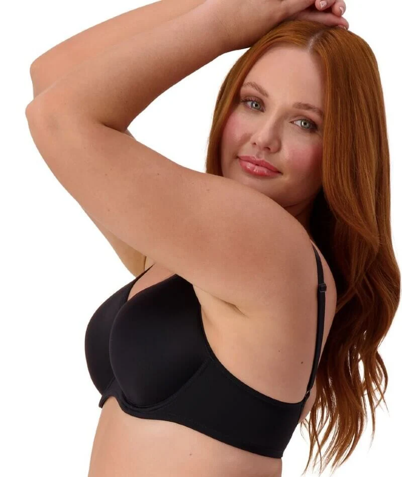 Triumph Gorgeous Luxury T-Shirt Bra - Black - Image 4