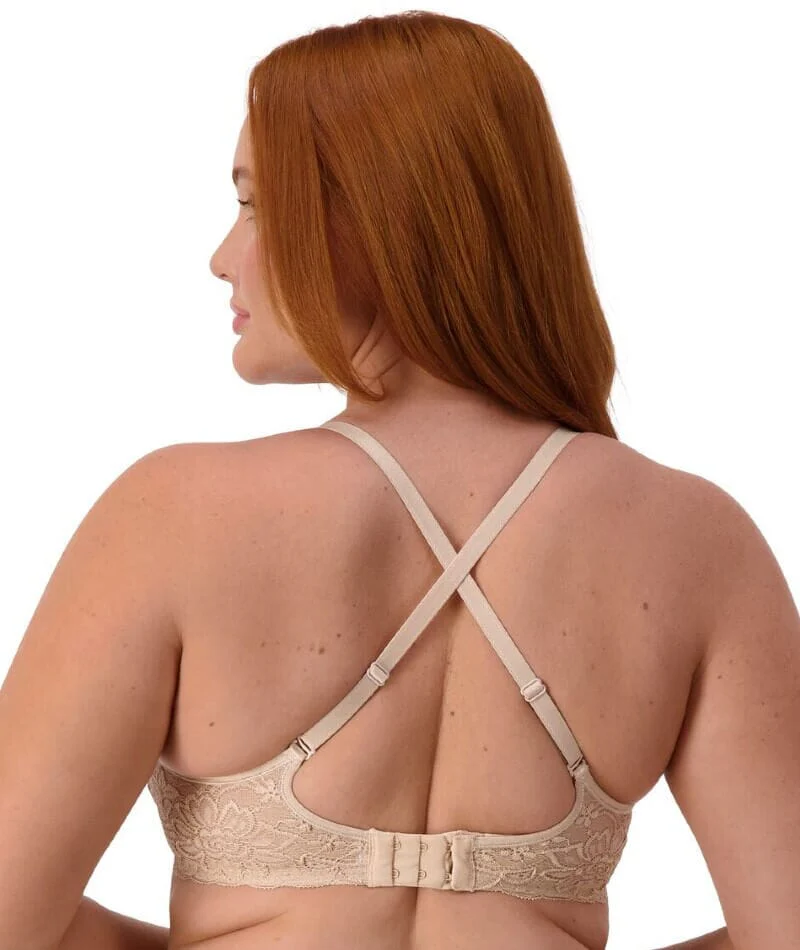 Triumph Gorgeous Mama Lace Maternity & Nursing Wire-free Bra - Nude - Image 2