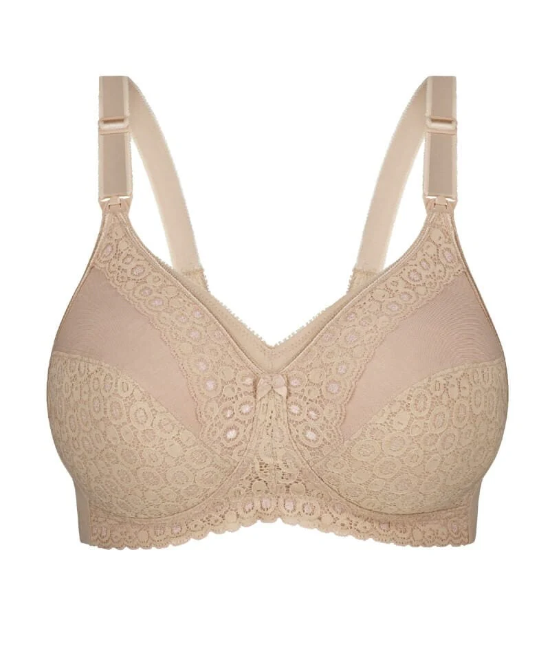 Triumph Lace Maternity Wire-Free Bra - Nude - Image 10