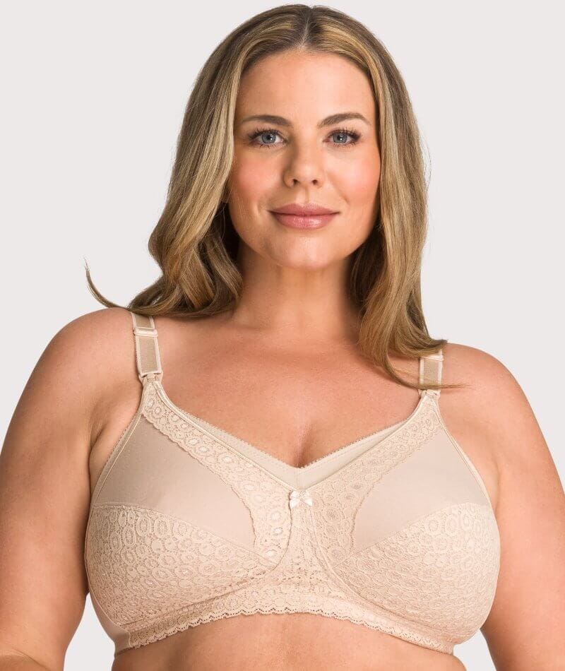 Triumph Lace Maternity Wire-Free Bra - Nude - Image 3