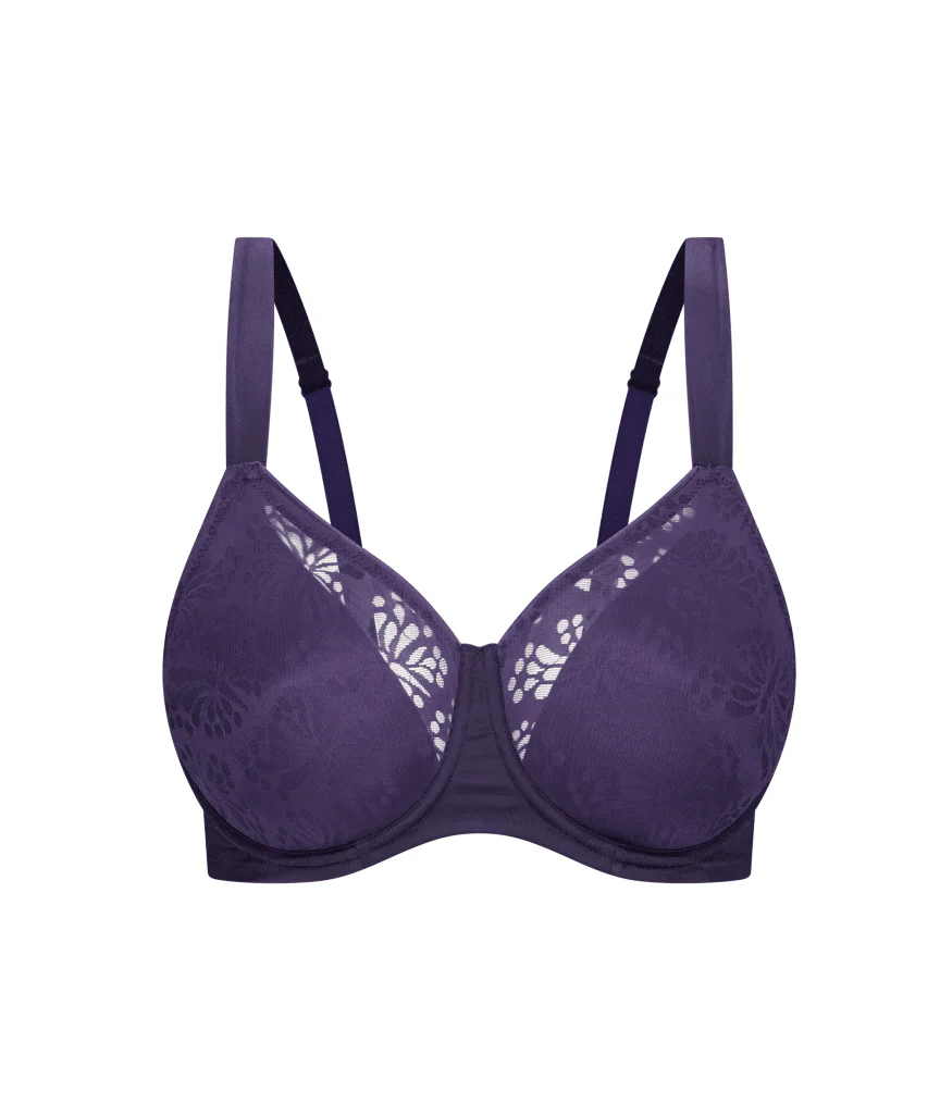 Triumph Lacy Minimizer Bra - Prussian Blue - Image 6