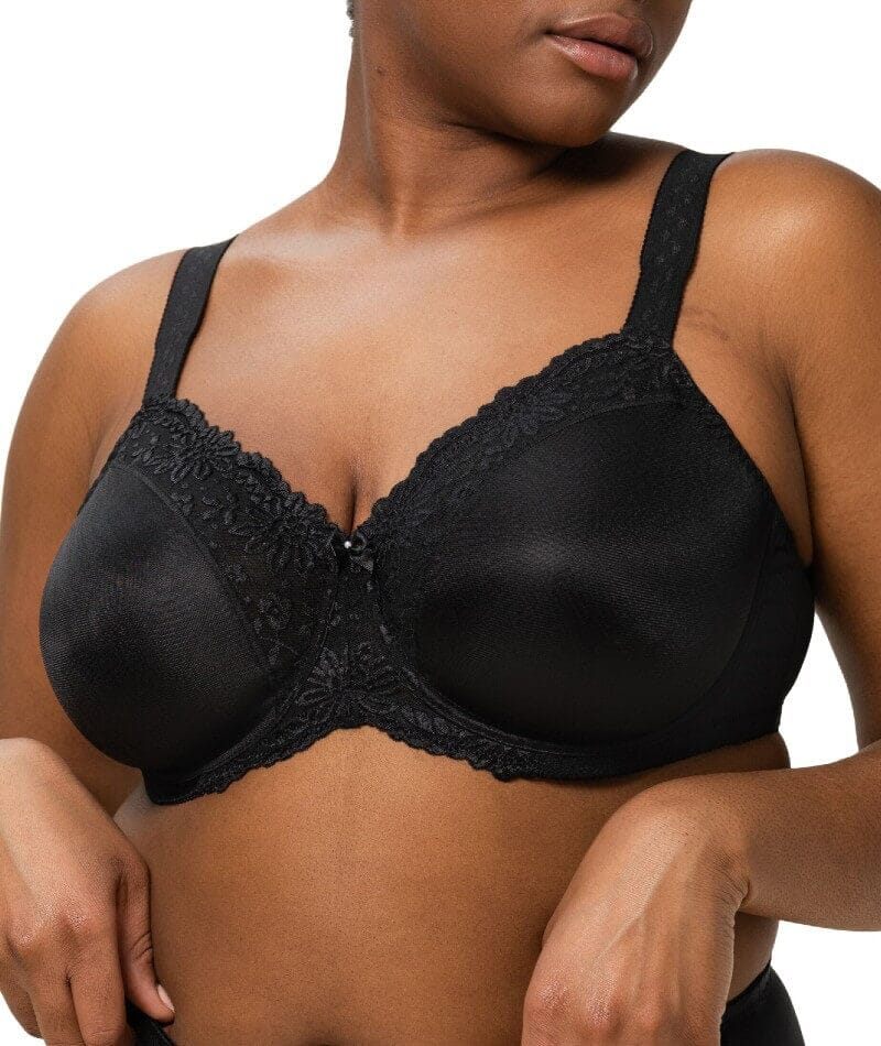 Triumph Ladyform Soft Minimizer Bra - Black - Image 2