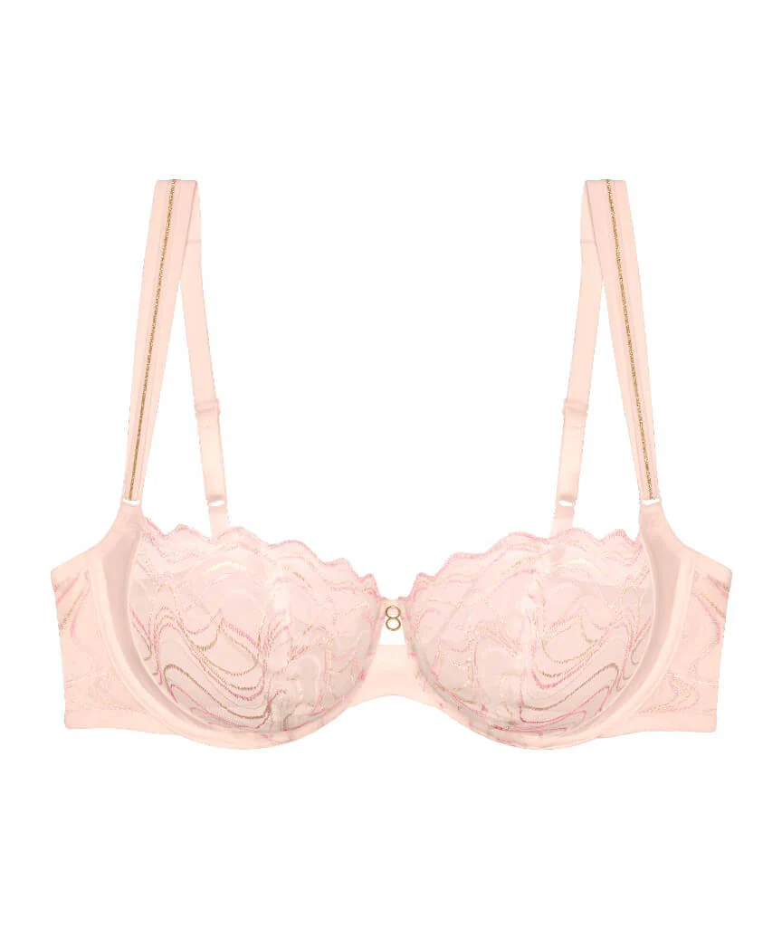 Triumph Palina Waves of Glow Balconette Underwire Non-Padded Bra - Porcelain - Image 5