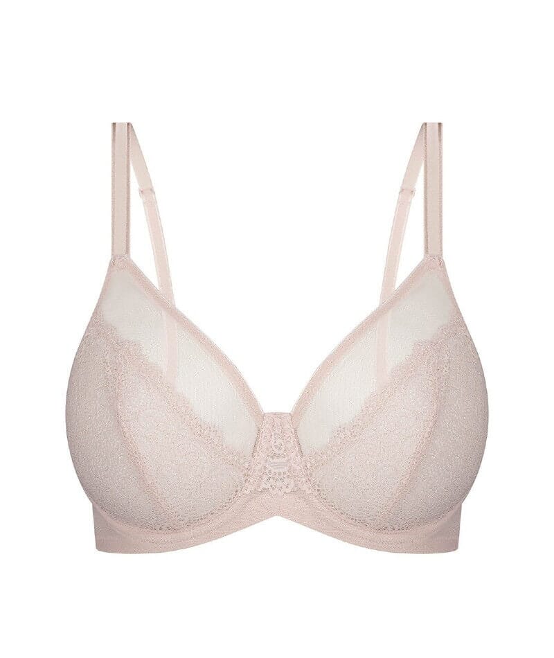 Triumph Sheer Minimizer Bra - Nude Pink - Image 9