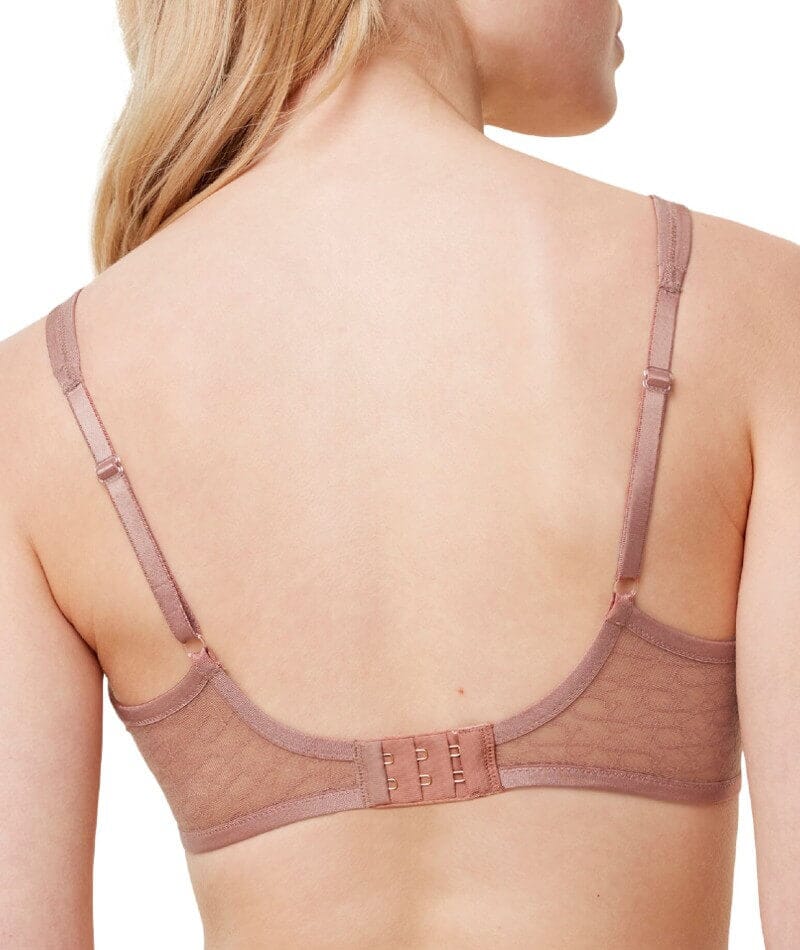 Triumph Signature Sheer Underwired Minimiser Bra - Toasted Almond - Image 2