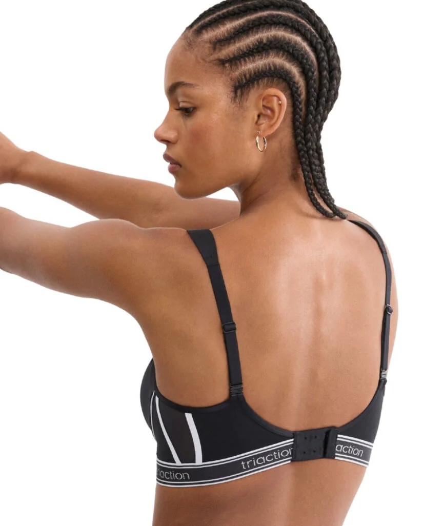 Triumph Triaction Cardio Air Wire-free Sports Bra - Black - Image 2