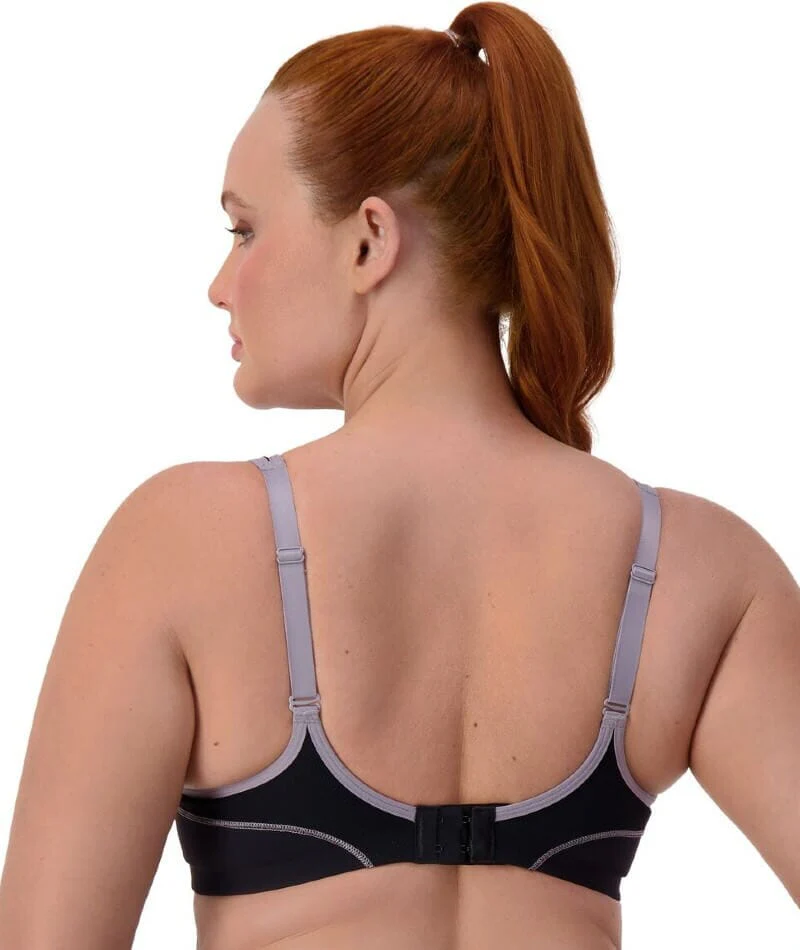 Triumph Triaction Performance Sports Bra - Black / Silver - Image 15