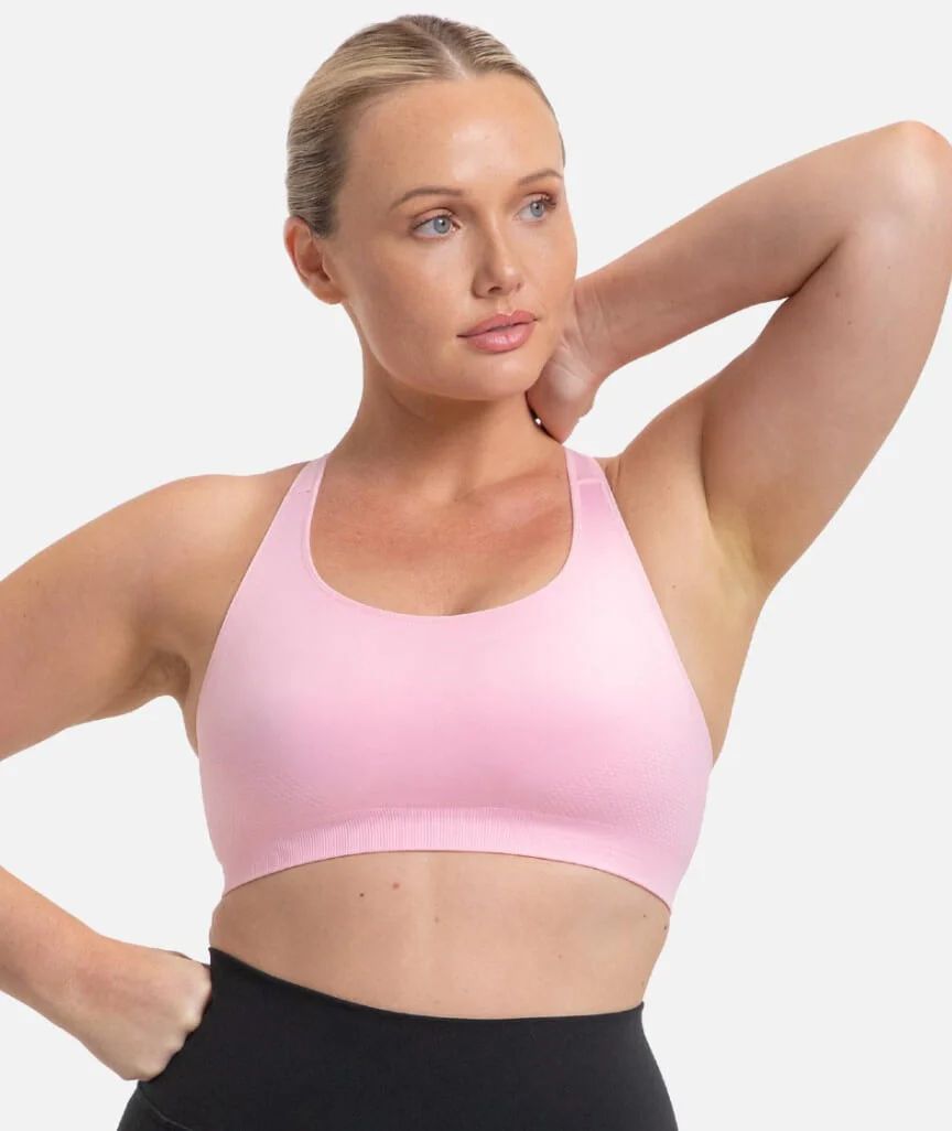 Triumph Triaction Ultra Seamfree Sports Bra - Pink - Image 4