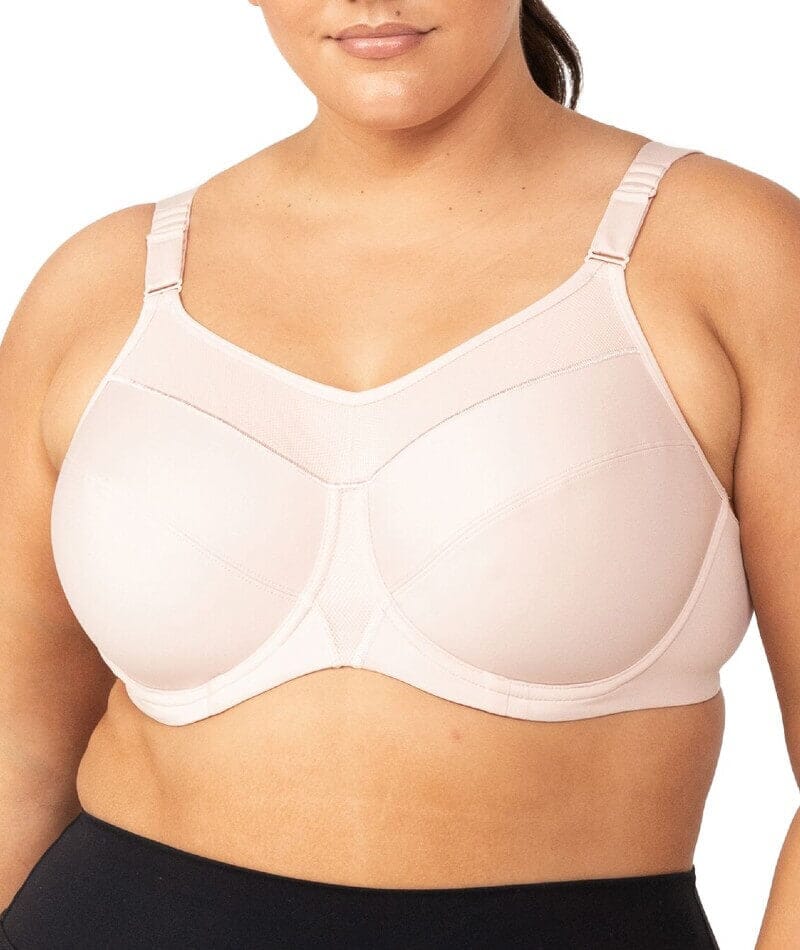 Triumph Triaction Ultra Underwired Sports Bra - Fig Pink - Image 3